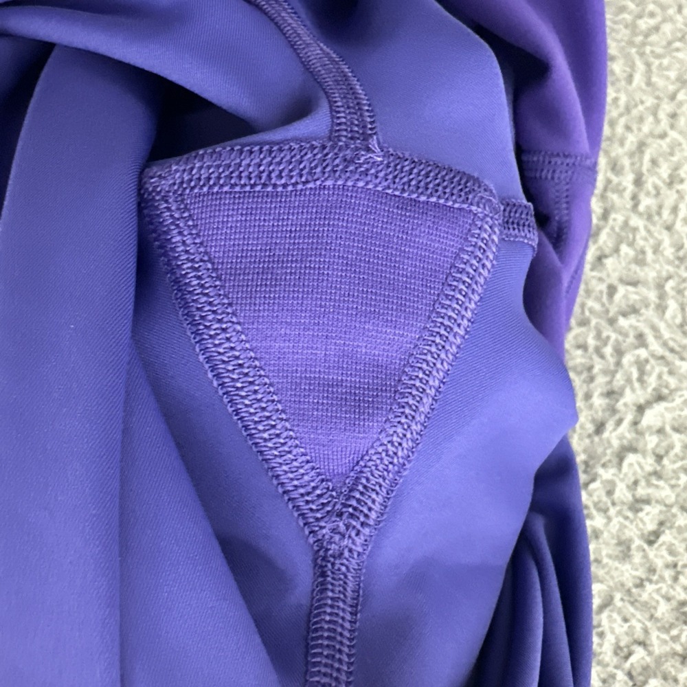 Lululemon Wunder Train High Rise Tight Leggings 25" Petrol Purple Gym Women's 10 - Picture 5 of 10